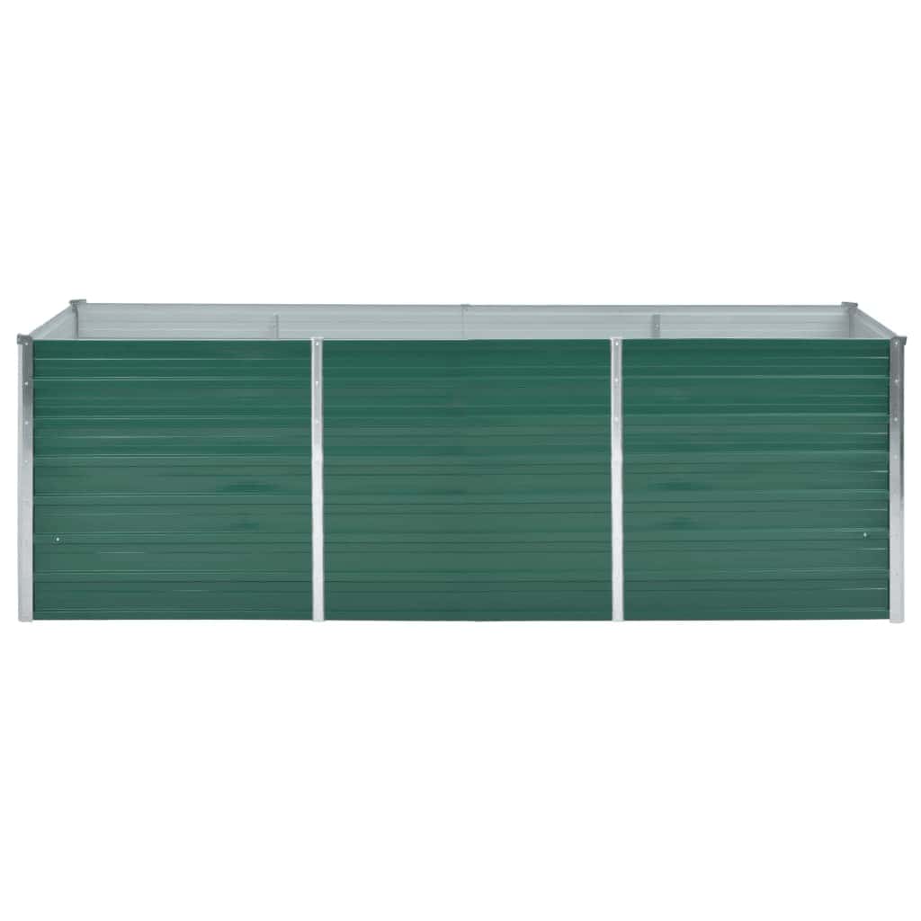 Lovelis, žalias, galvanizuotas plienas, 240x80x77cm