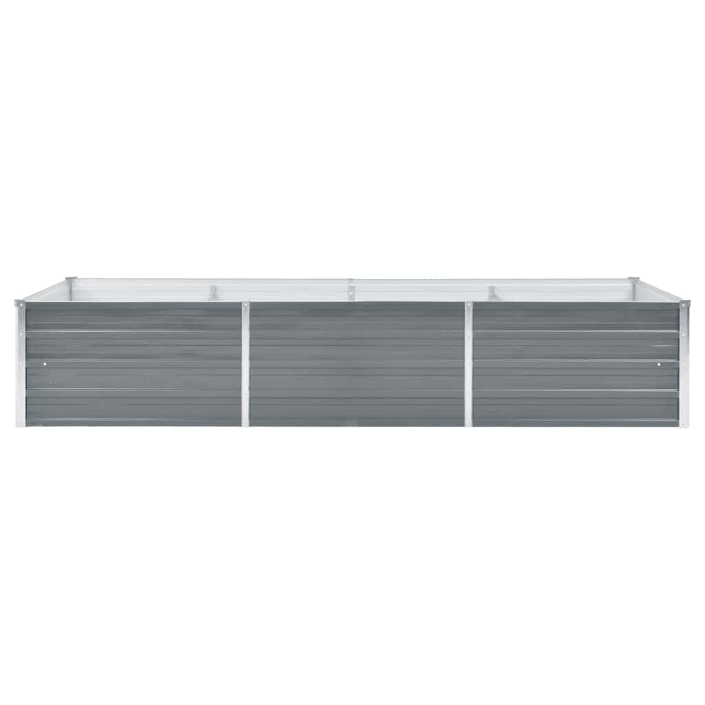 Lovelis, pilkas, galvanizuotas plienas, 240x80x45cm
