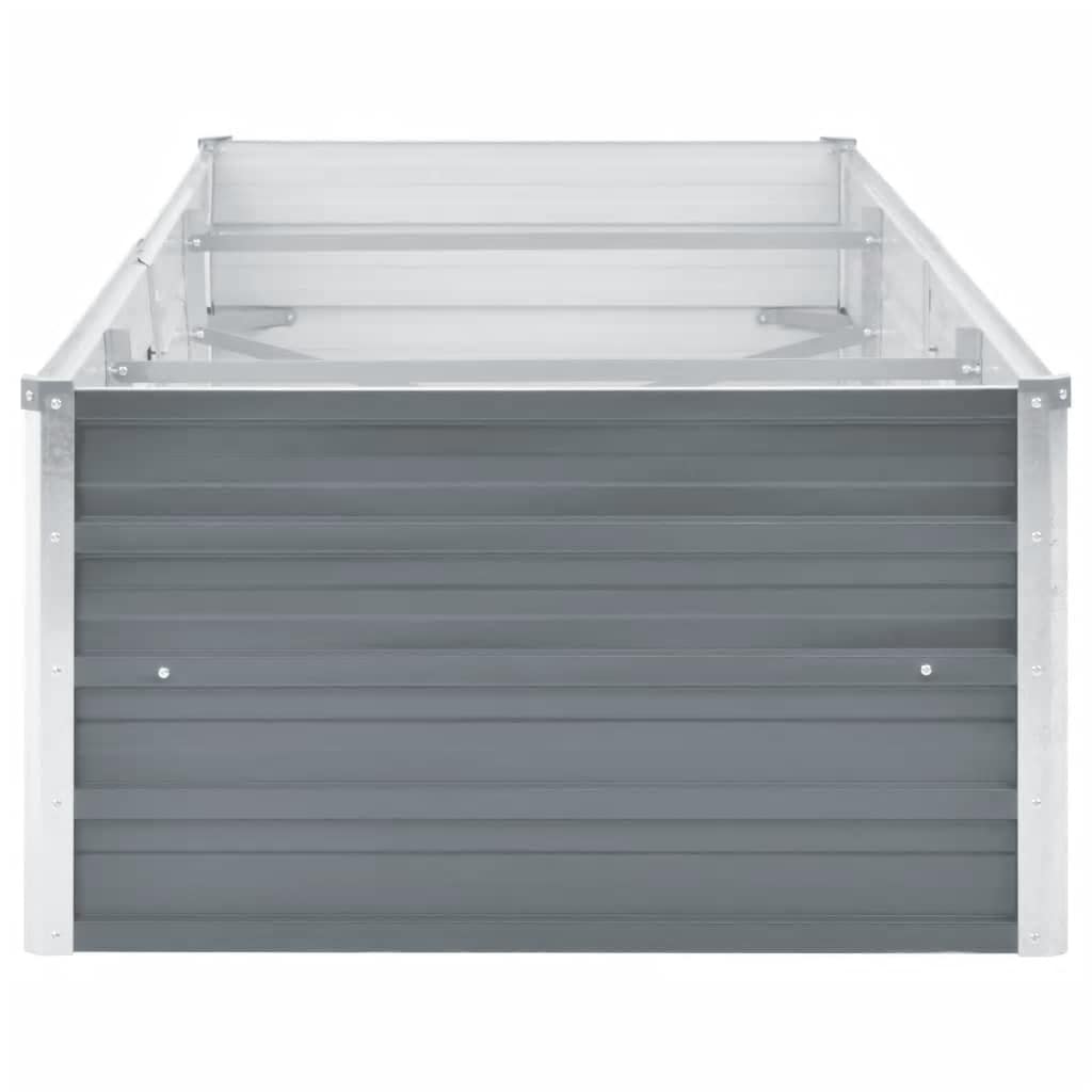 Lovelis, pilkas, galvanizuotas plienas, 240x80x45cm