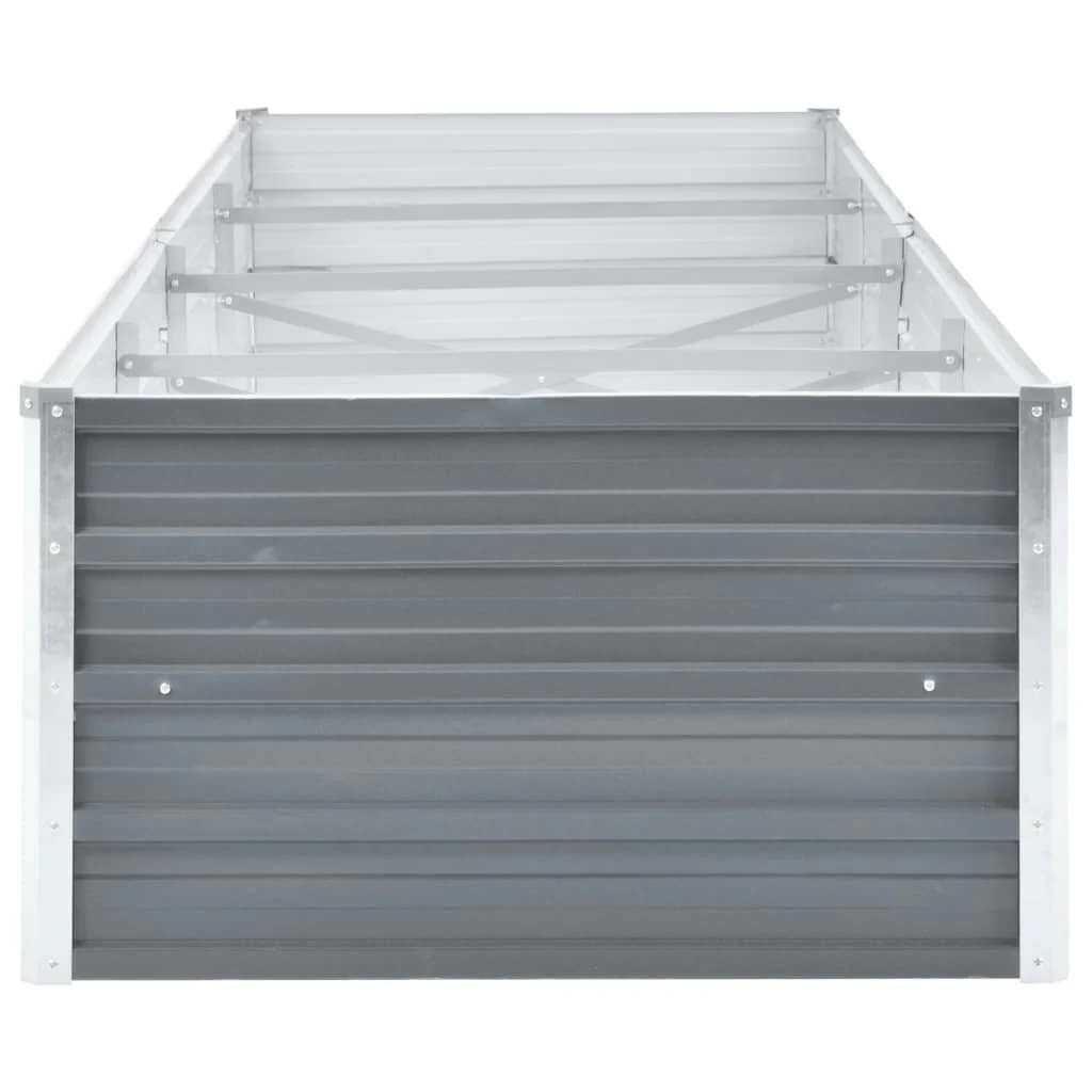 Lovelis, pilkas, galvanizuotas plienas, 320x80x45cm