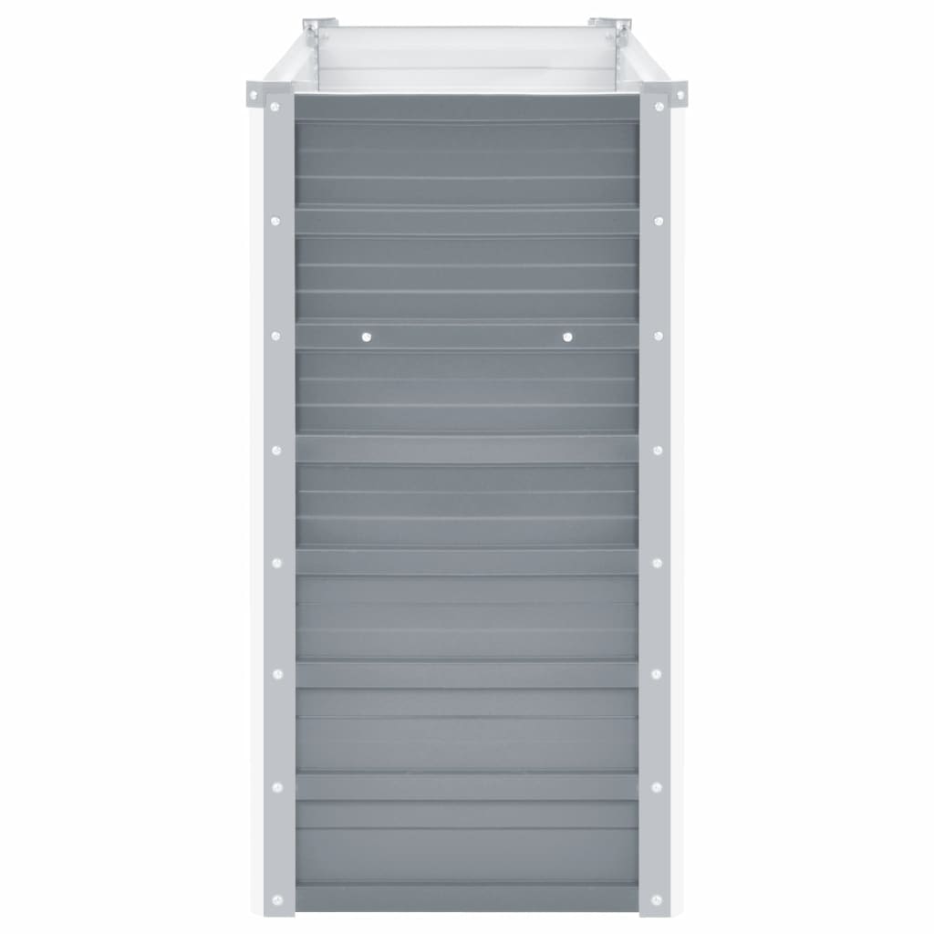 Lovelis, pilkos spalvos, 160x40x77cm, galvanizuotas plienas
