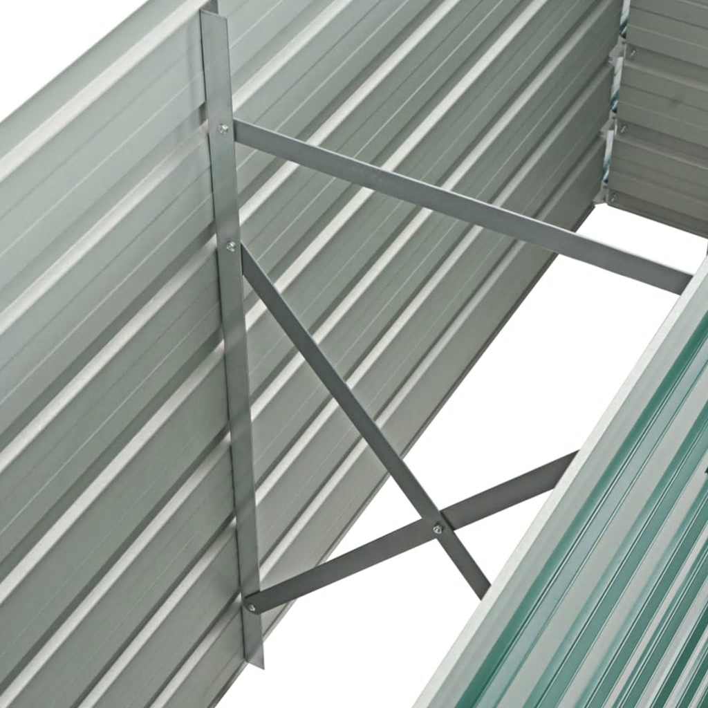 Lovelis, žalias, galvanizuotas plienas, 160x40x77cm