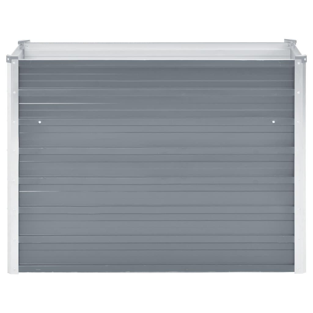 Lovelis, pilkas, galvanizuotas plienas, 100x40x77cm