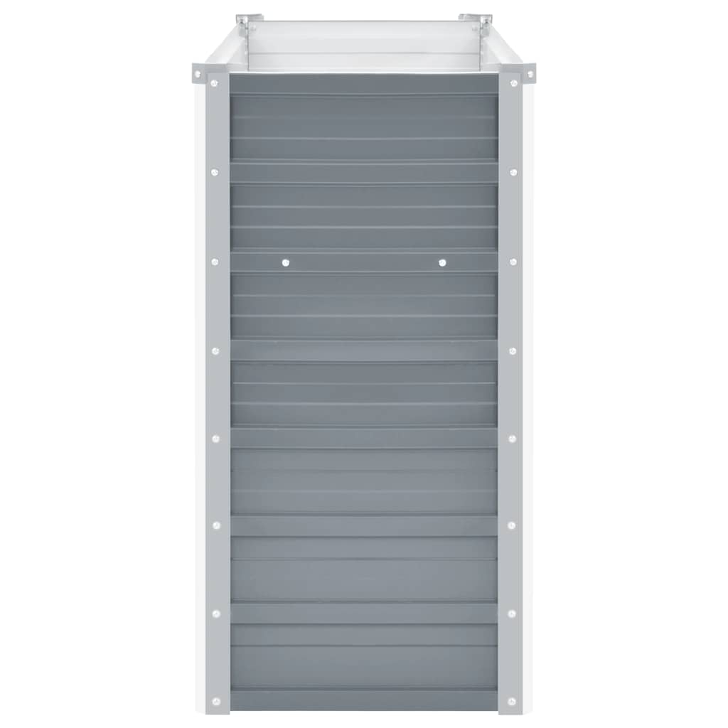 Lovelis, pilkas, galvanizuotas plienas, 100x40x77cm