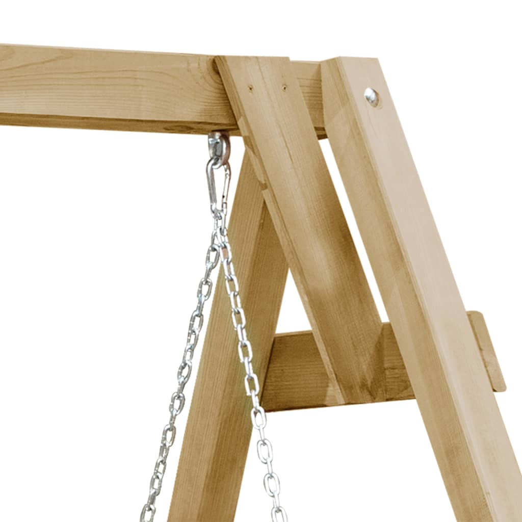 Supamas suoliukas, 205x150x157cm, impregnuota pušies mediena