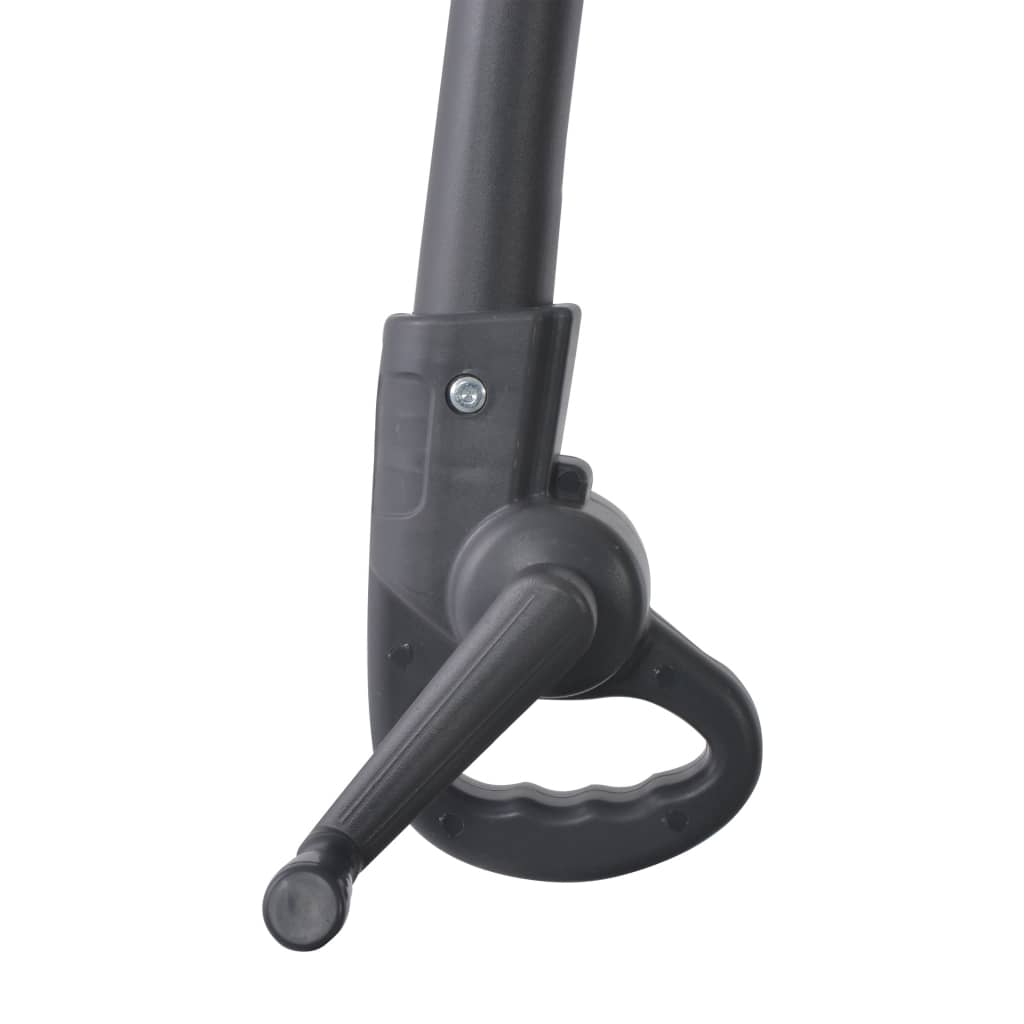 Gembinis sodo skėtis su plieniniu stulpu, žalias, 250x250cm