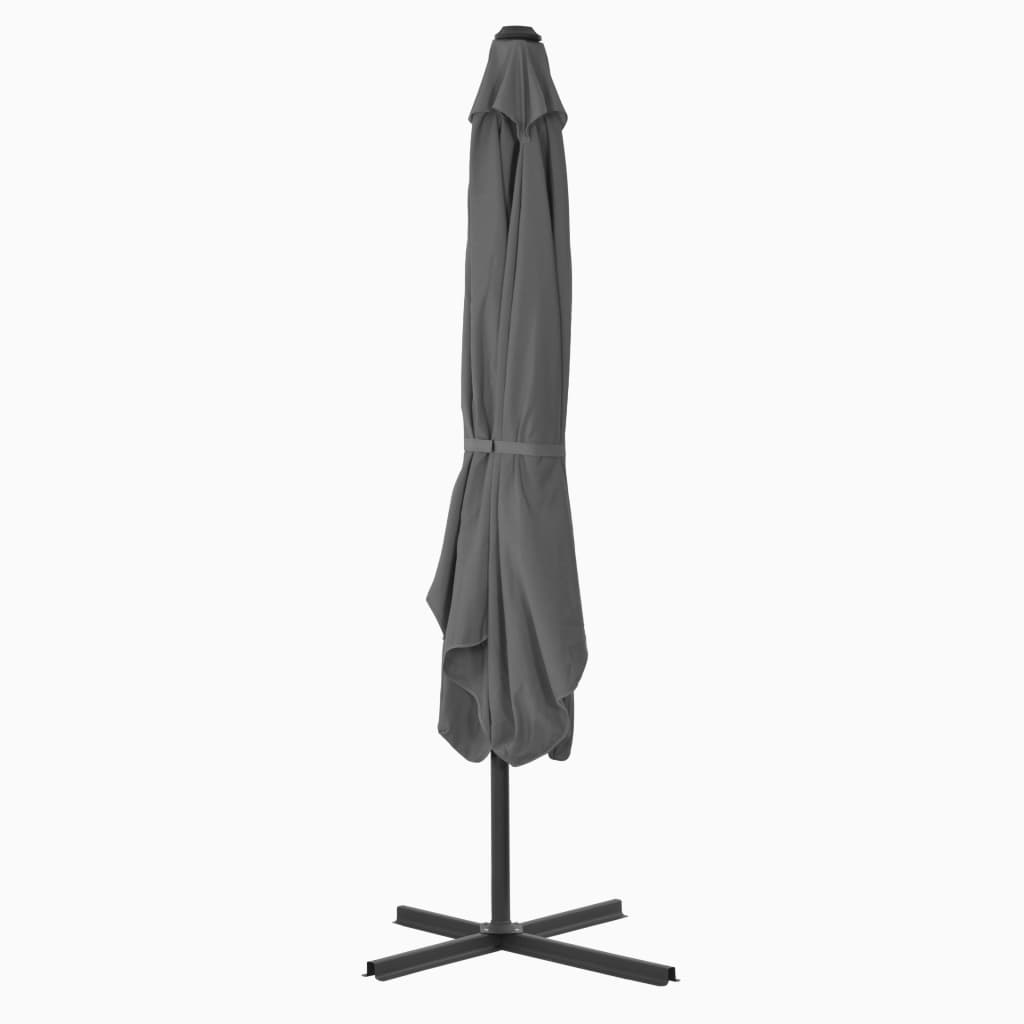Lauko skėtis su plieniniu stulpu, antr. sp., 250x250 cm