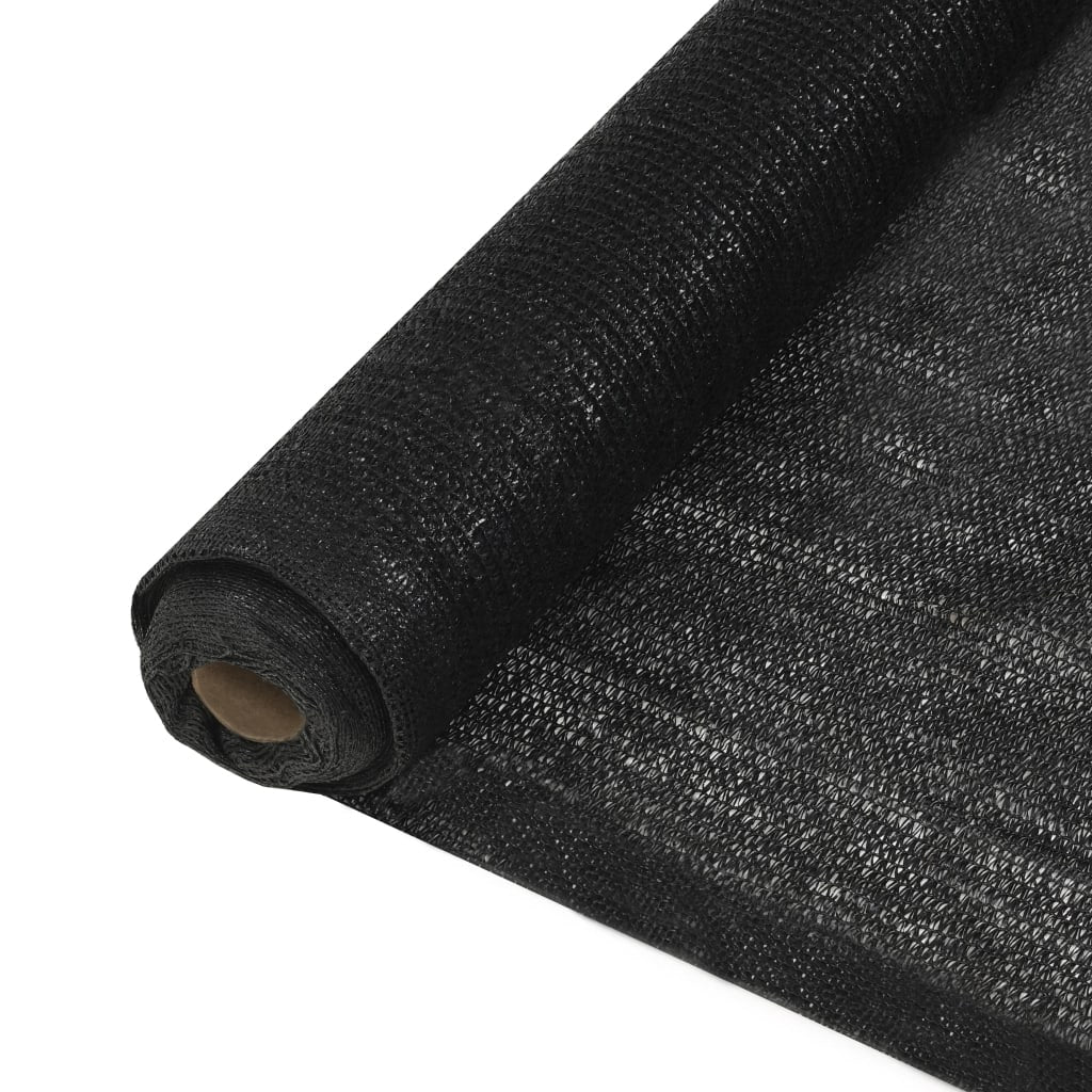 Privatumo suteikiantis tinklelis, juodas, 2x25 m, HDPE