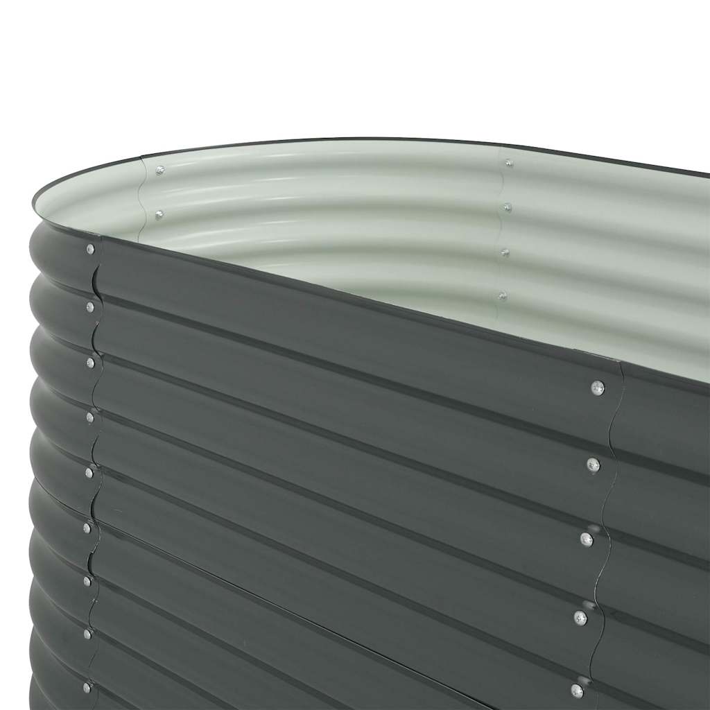 Lovelis, pilkas, 320x80x81cm, galvanizuotas plienas, aukštas
