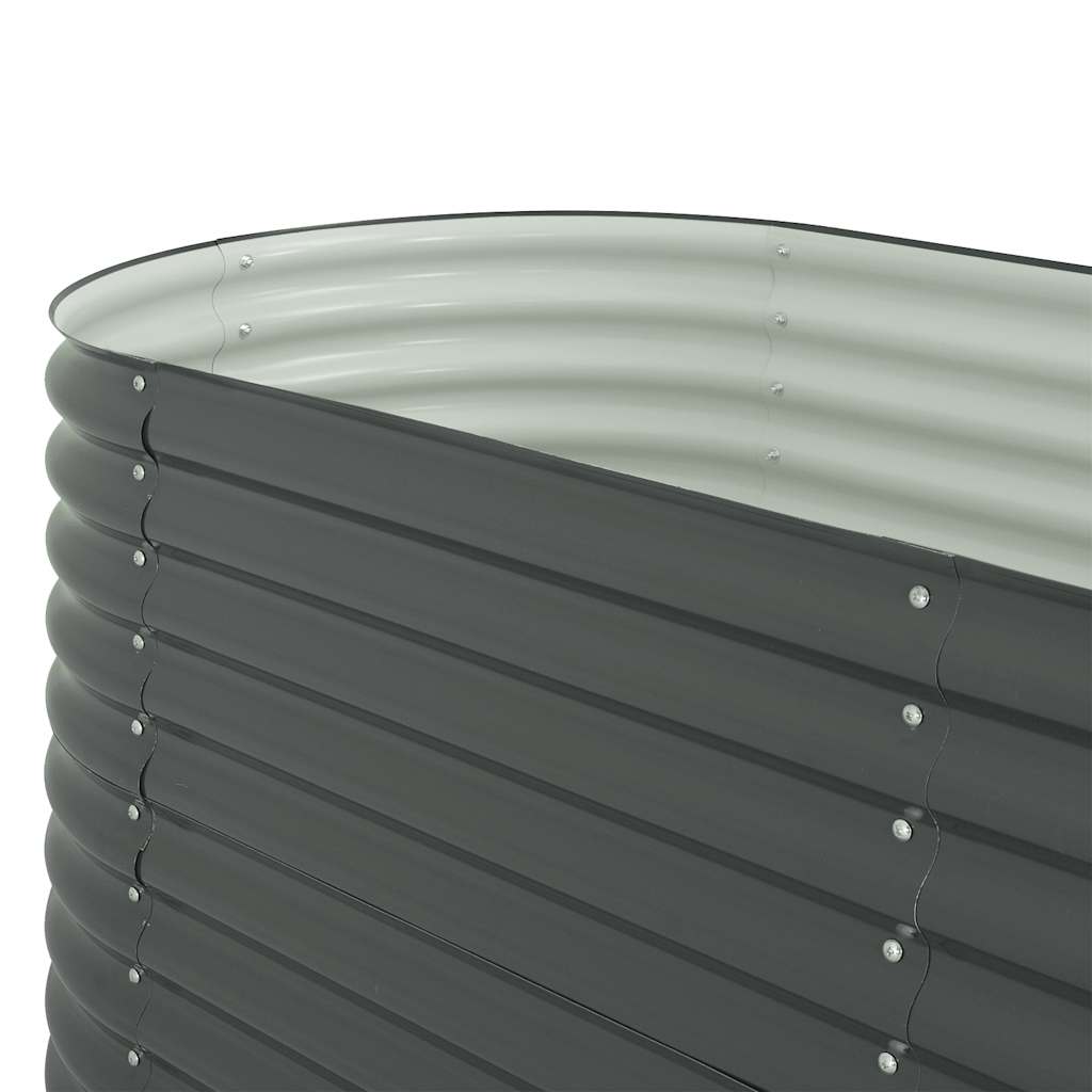 Lovelis, pilkas, 240x80x81cm, galvanizuotas plienas, aukštas