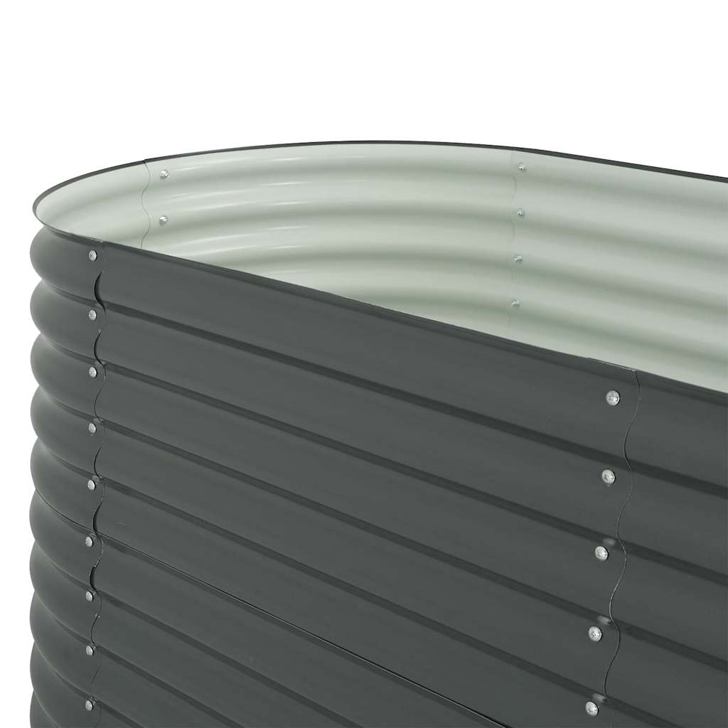 Lovelis, pilkas, 240x80x81cm, galvanizuotas plienas, aukštas