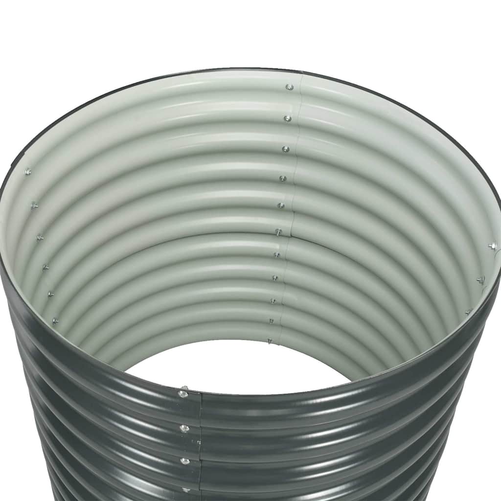 Lovelis, pilkas, 80x80x81cm, galvanizuotas plienas, aukštas