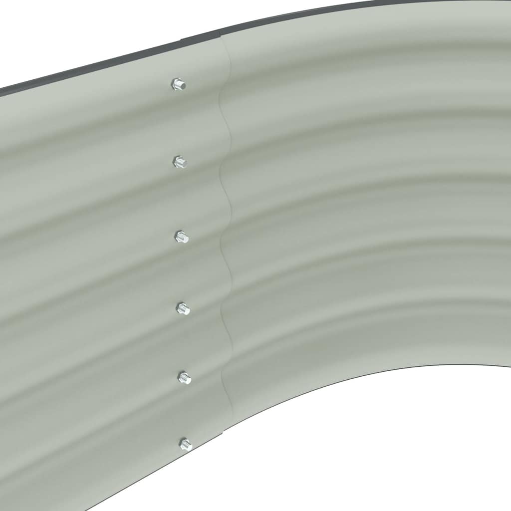 Lovelis, pilkas, 320x80x44cm, galvanizuotas plienas, aukštas