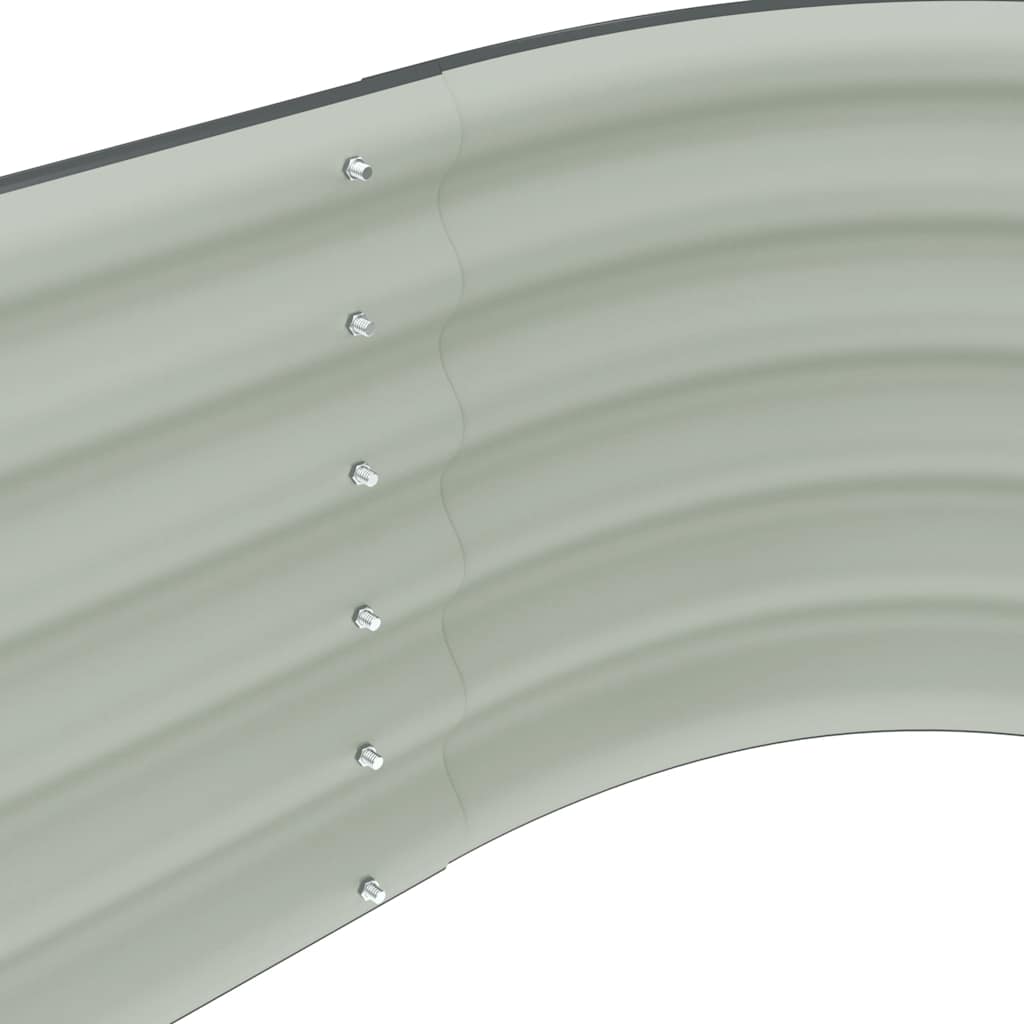 Lovelis, pilkas, 160x80x44cm, galvanizuotas plienas, aukštas