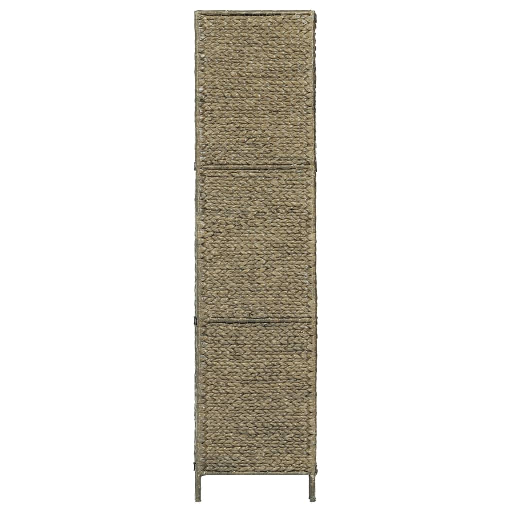 3 dalių kambar. pertvara, ruda, 116 x 160 cm, vandens hiacintas