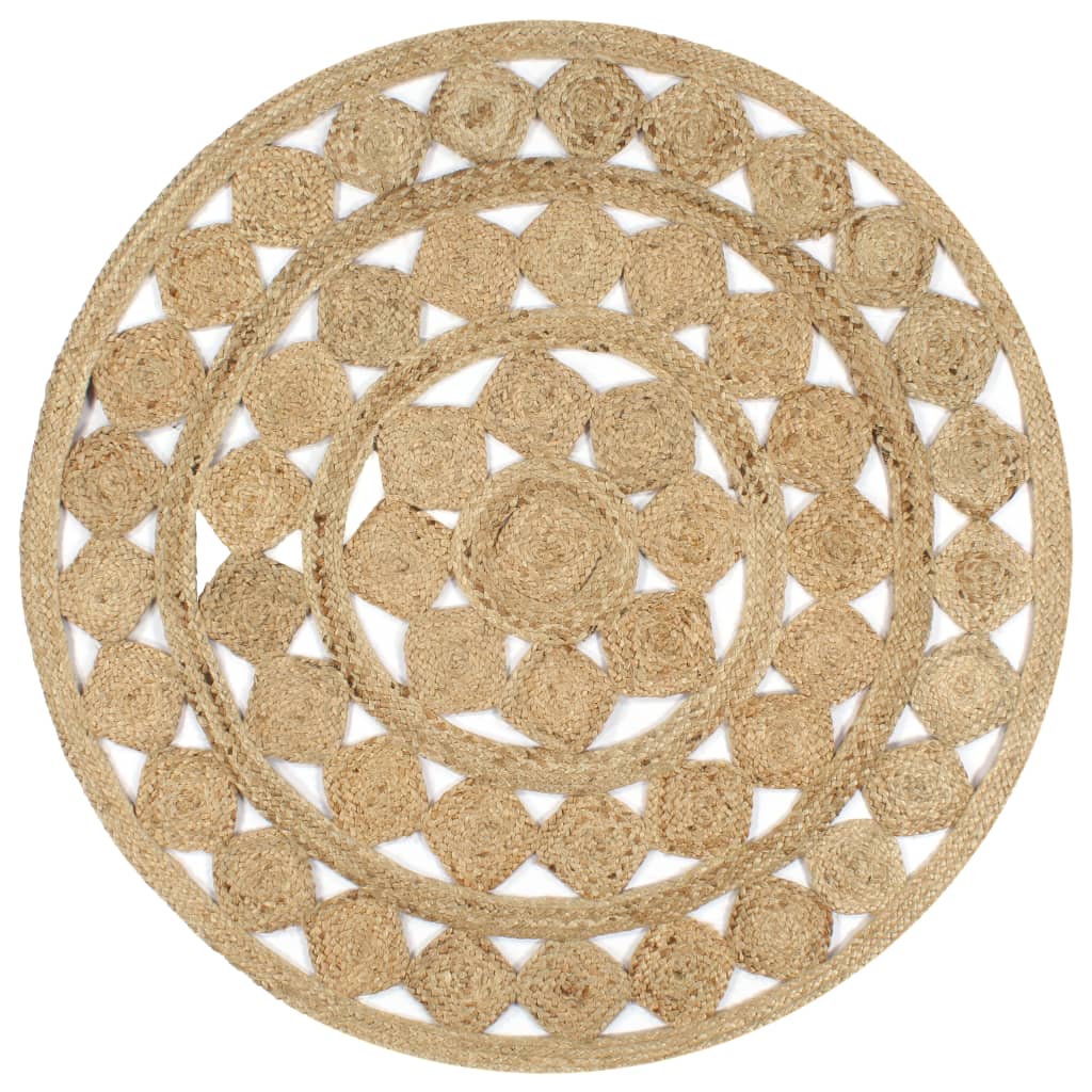 Kilimas, 120cm, pintas džiutas, rankų darbo