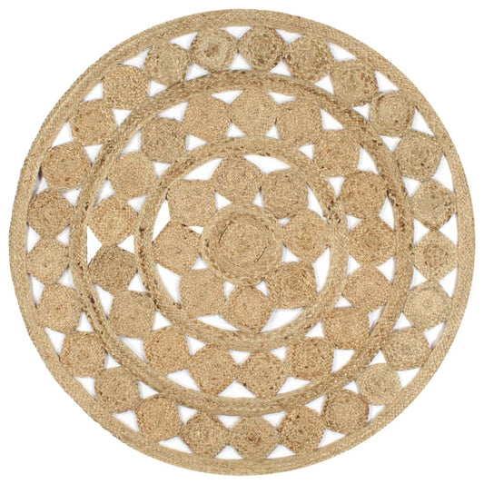Kilimas, 120cm, pintas džiutas, rankų darbo