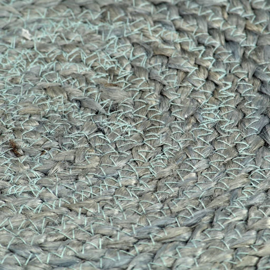 Stalo kilimėliai, 4 vnt., žali, 38cm, džiutas, apvalūs