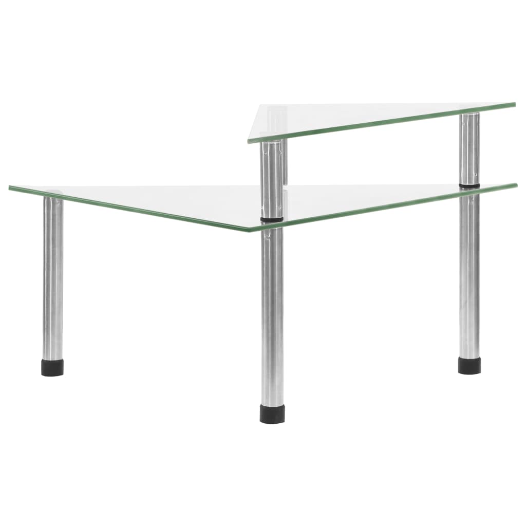 Virtuvės lentyna, skaidri, 49,5x35x19cm, grūdintas stiklas