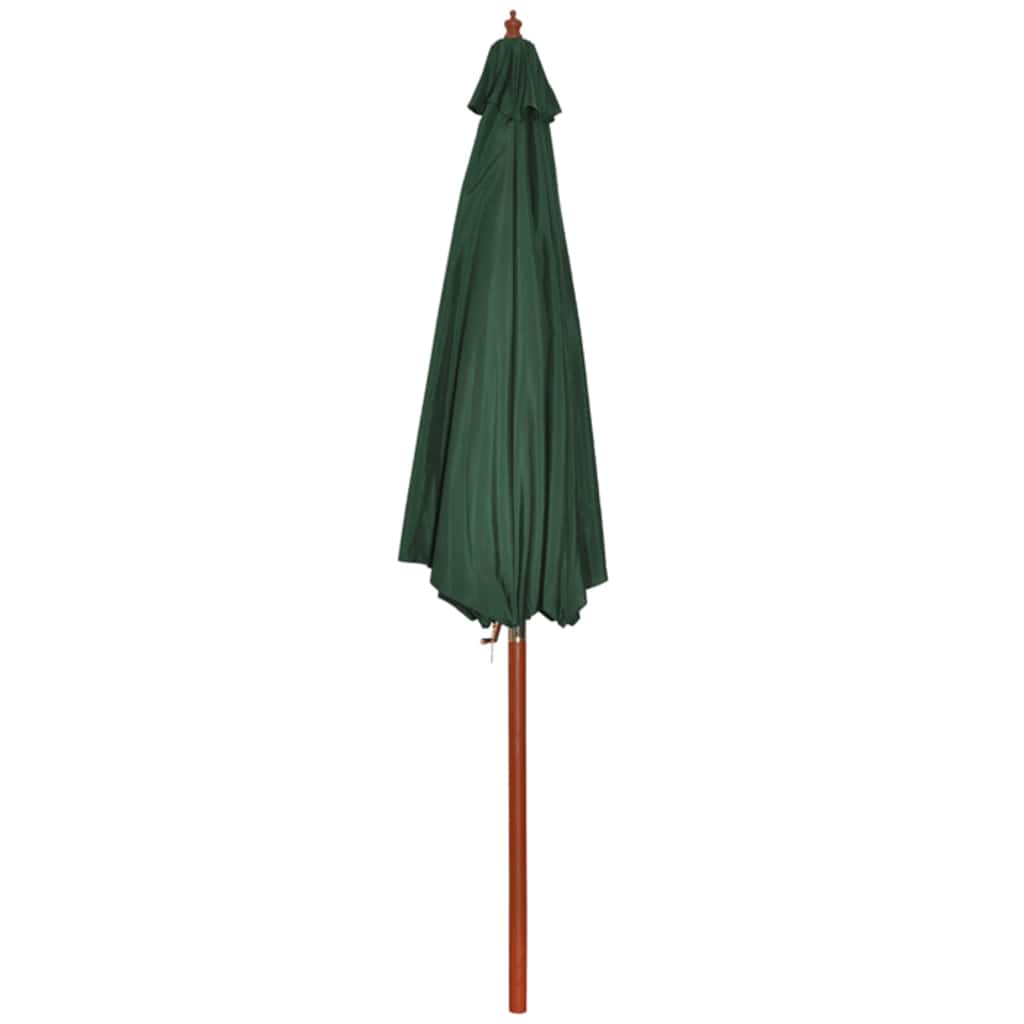 Skėtis nuo saulės, žalios spalvos, 258cm