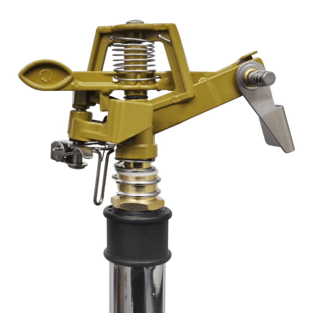 Impulsinis purkštukas sodo laistymui, iš cinko, ant trikojo