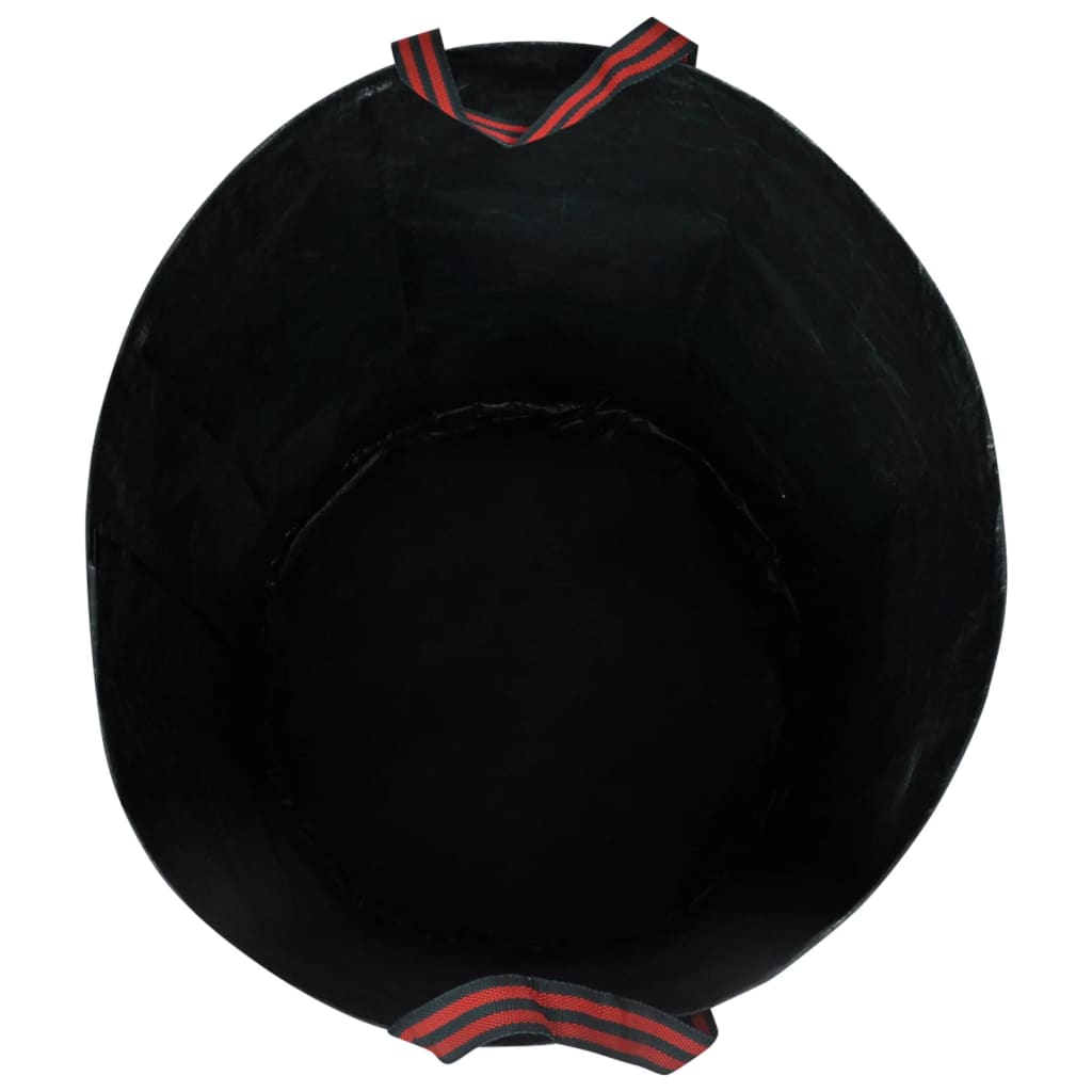 Sodo atliekų krepšiai, 4 vnt., tamsiai žali, 272 l, 150 g/m2