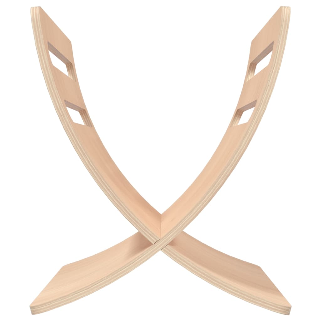 Medinis žurnalų laikiklis, natūralus, pastatomas ant žemės