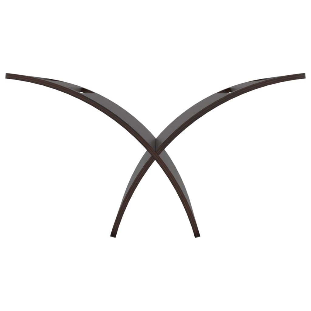 Medinis žurnalų laikiklis, rudas, pastatomas ant žemės