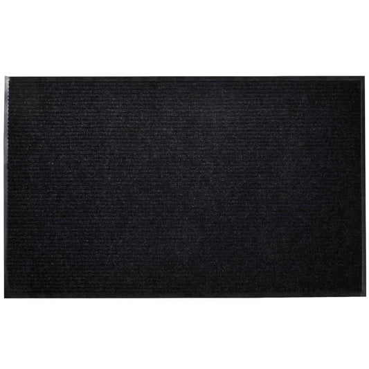 Durų kilimėlis, juodos spalvos, 90 x 120 cm, PVC