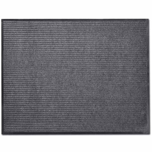 Pilkas PVC Durų Kilimėlis, 90 x 60 cm