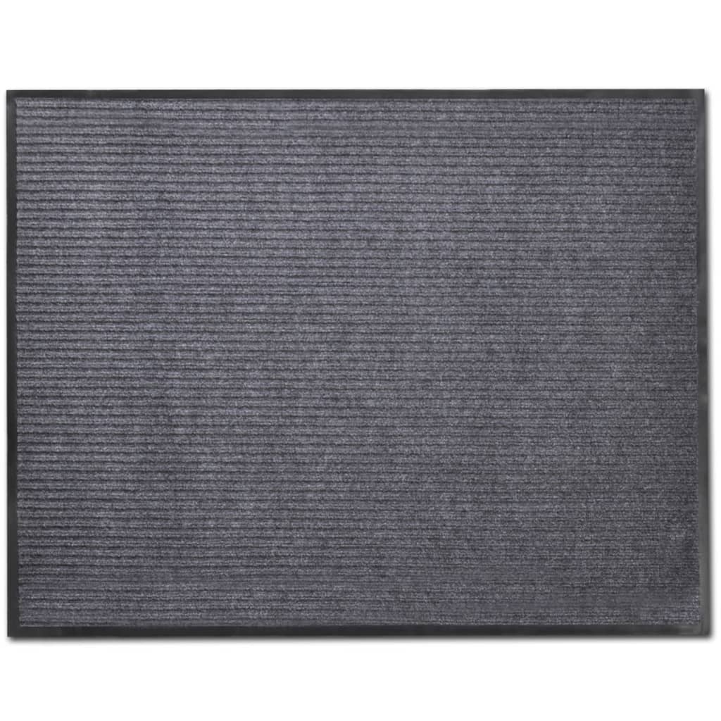 Pilkas PVC Durų Kilimėlis,  90 x 150 cm