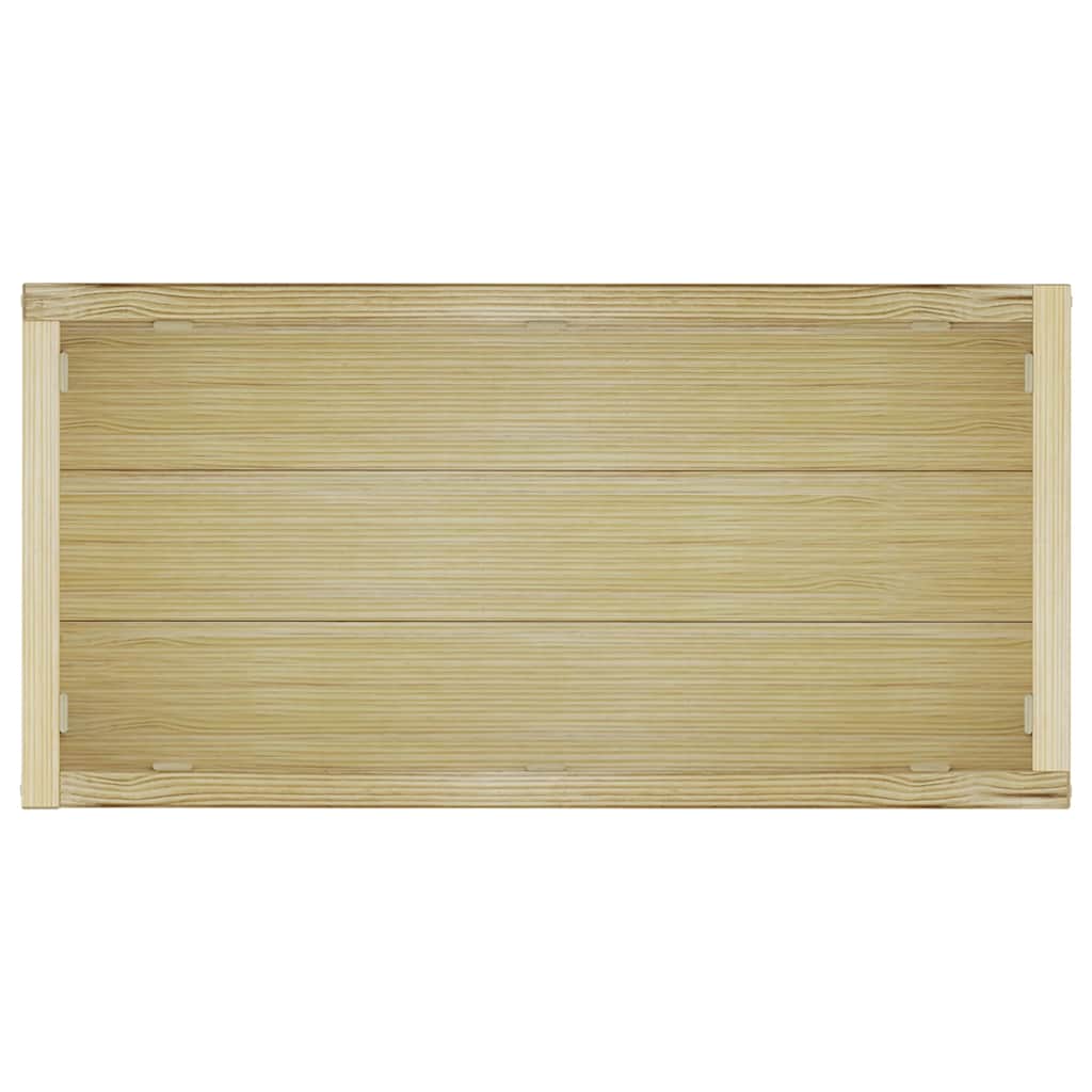 Vazonas, 100x50x40cm, mediena, stačiakampis, aukštas