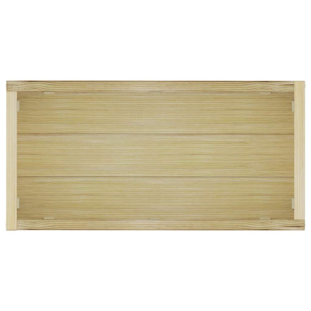 Vazonas, 100x50x40cm, mediena, stačiakampis, aukštas
