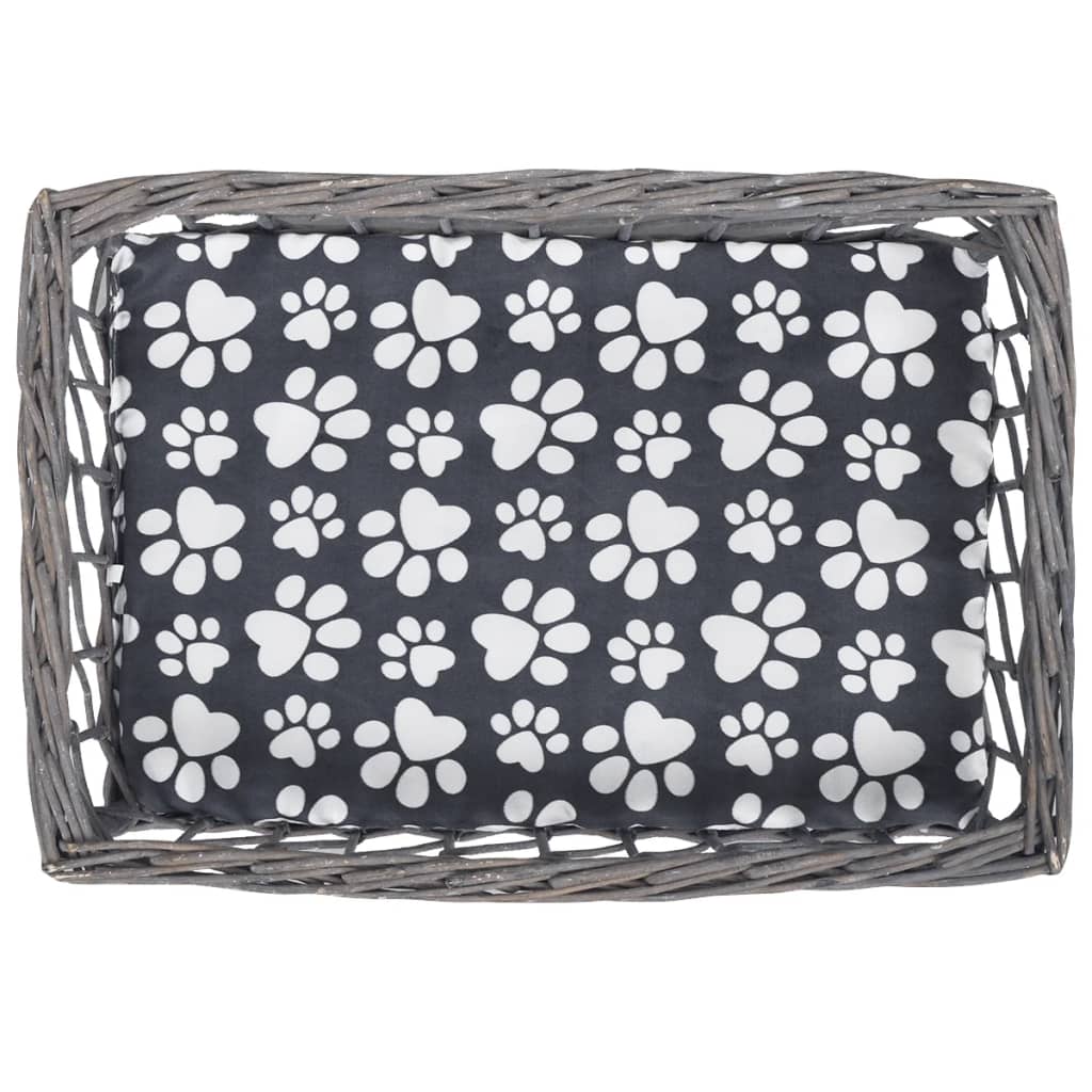 Draskyklė katėms/augintinių namelis/guolis su pagalvėle, gluosnis