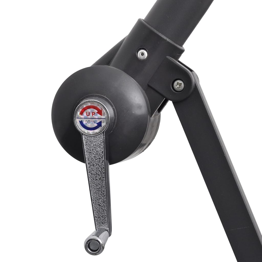 Gembinis sodo skėtis nuo saulės, žalios spalvos, 3m