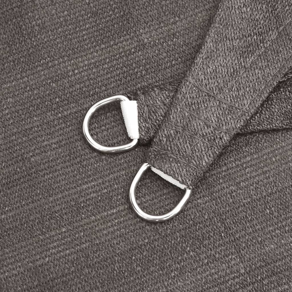 Tentas, HDPE, Kvadratinis, 3,6 x 3,6 m, Antracito Spalvos