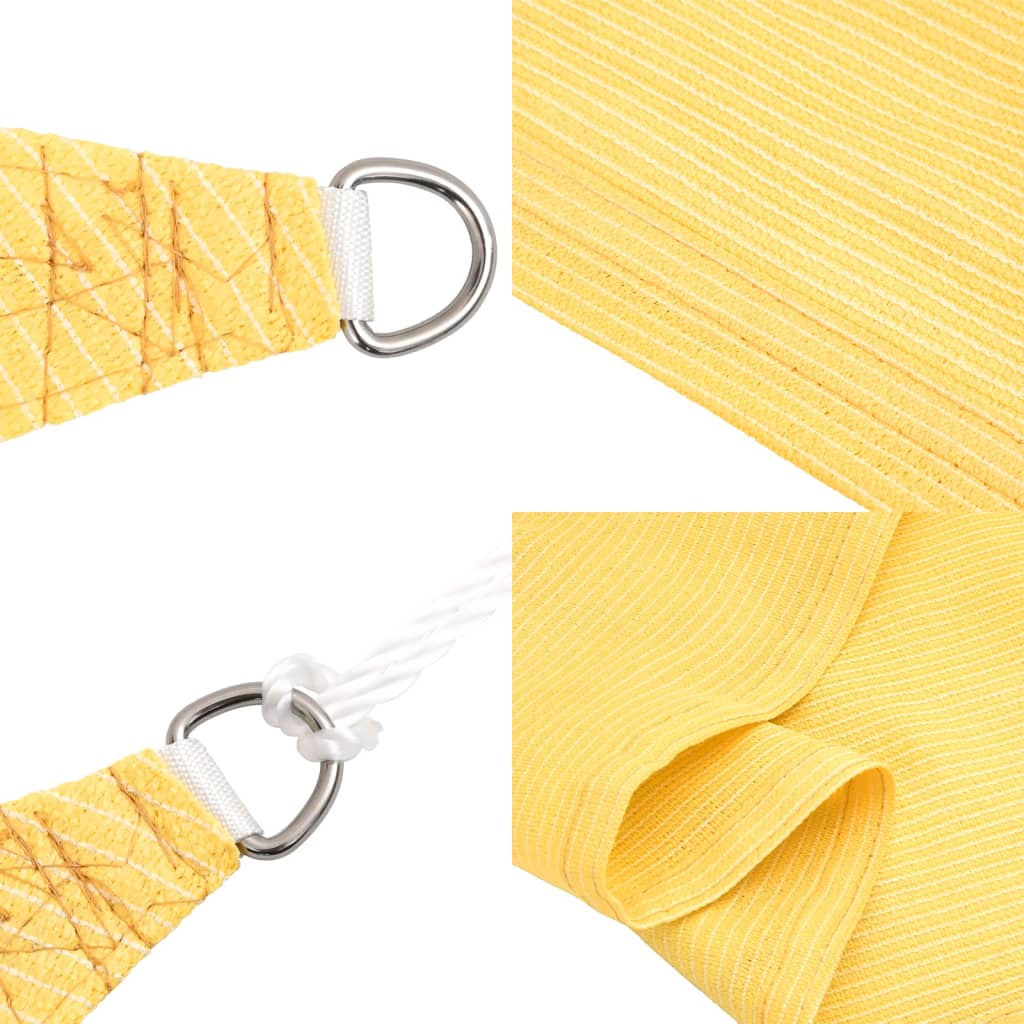 Tentas, HDPE, Trikampis, 5x5x5 m, Smėlio Spalvos