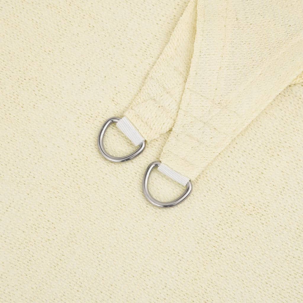 Tentas, HDPE, Trikampis, 3,6x3,6x3,6 m, Kreminės Spalvos