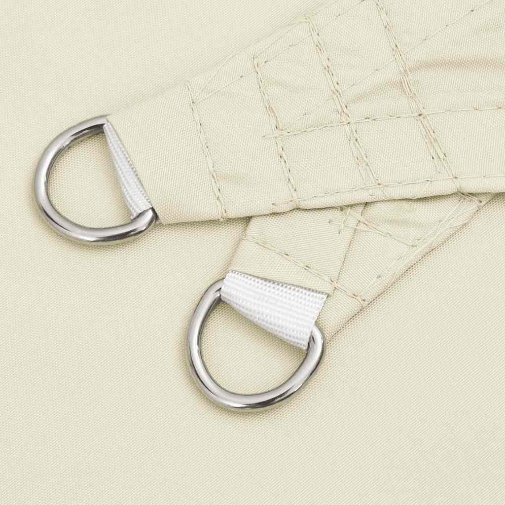 Tentas nuo saulės, oksfordo aud., kvadratas, 3,6x3,6m, kreminė