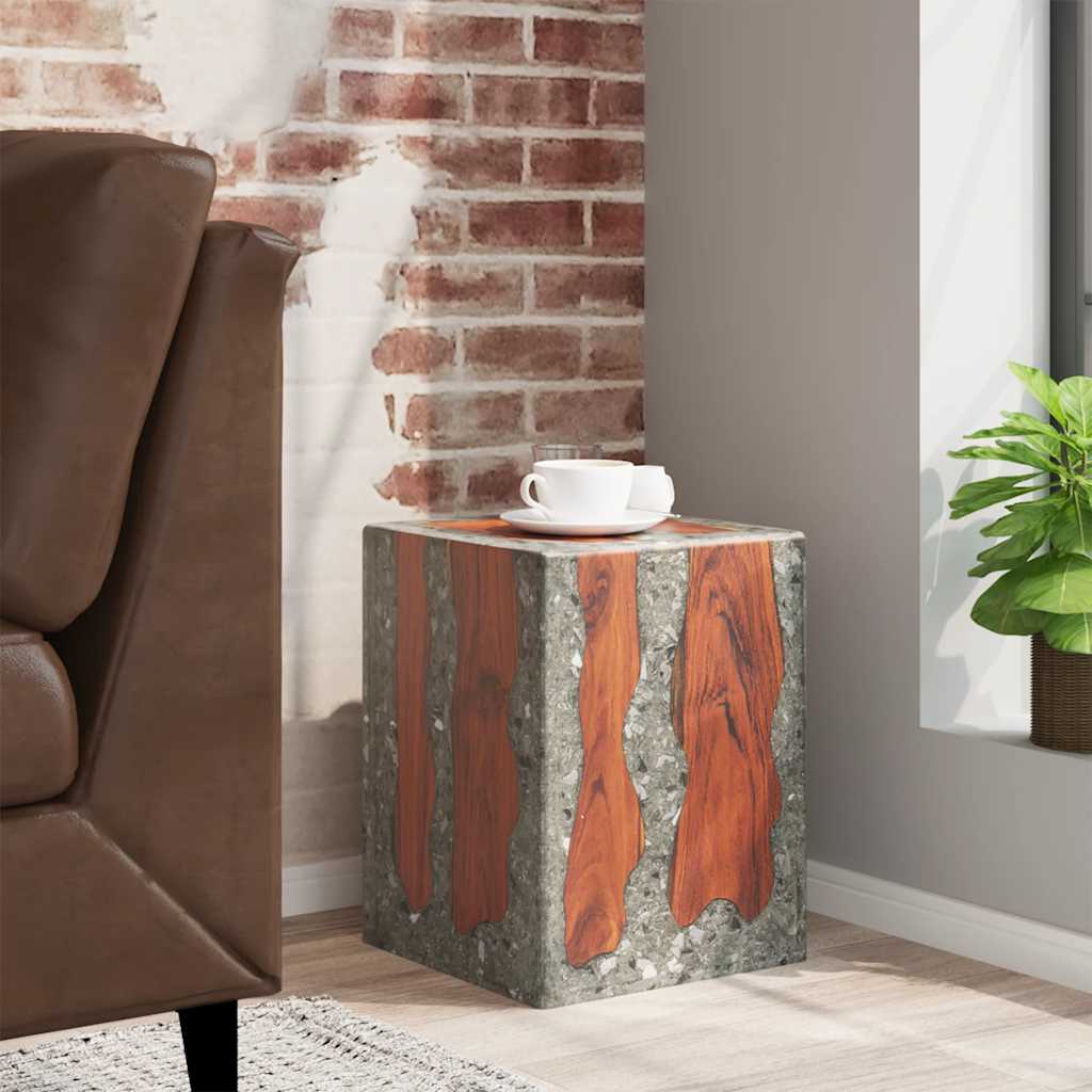 Taburetė, tikmedžio medienos masyvas ir derva