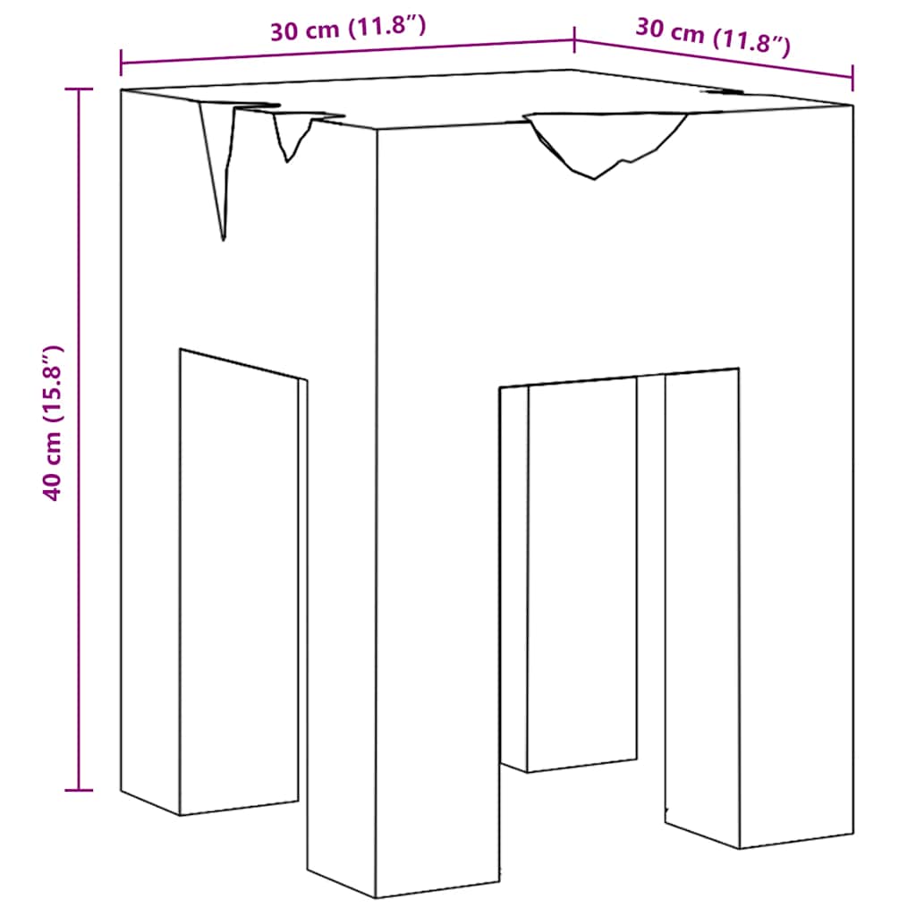 Taburetė, tikmedžio medienos masyvas