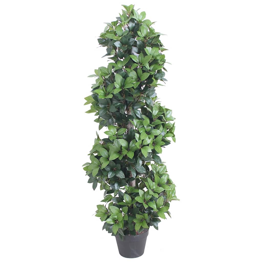 Dirbtinis augalas-lauramedis su vazonu, žalios spalvos, 120cm
