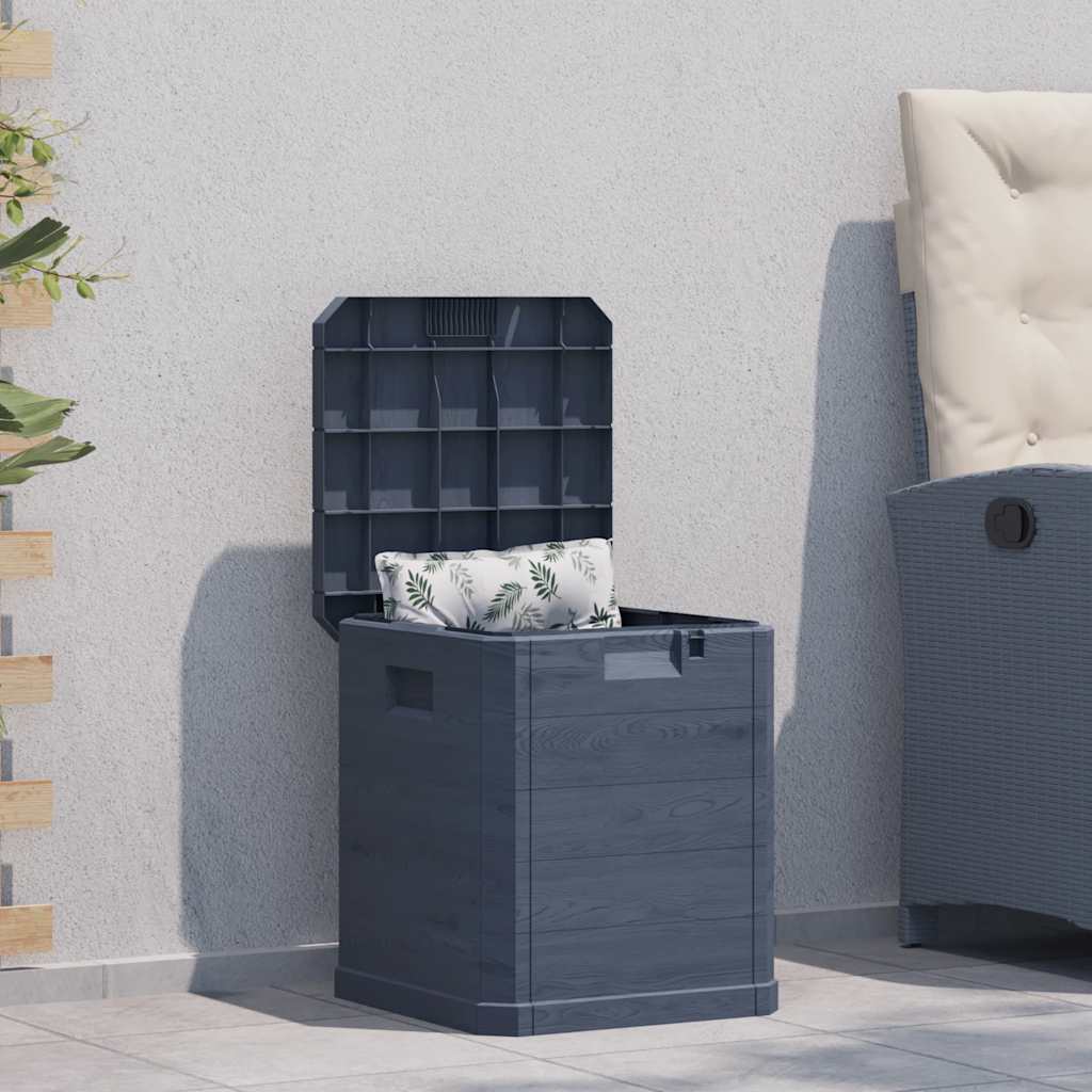 Sodo daiktadėžė, antracito spalvos, 90 L