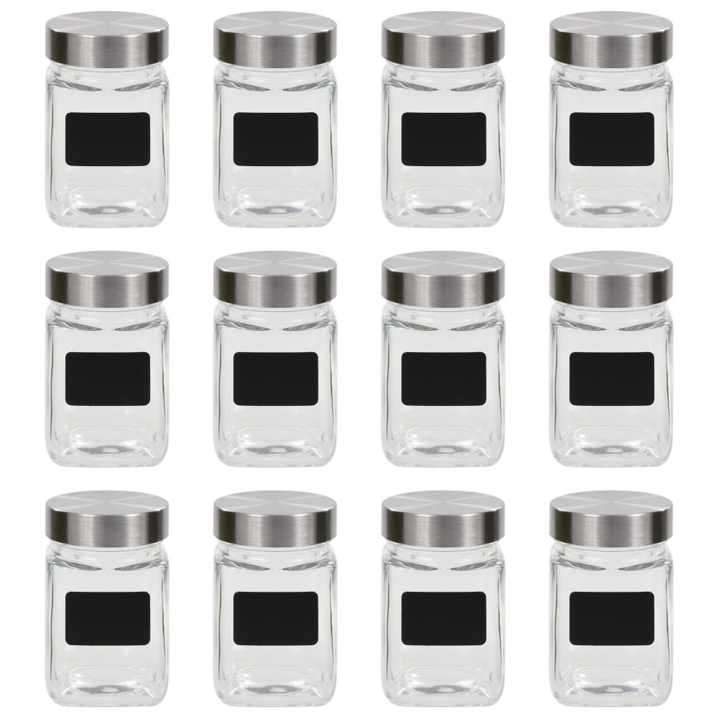 Stikliniai indai su lipdukais, 12 vnt., 300 ml