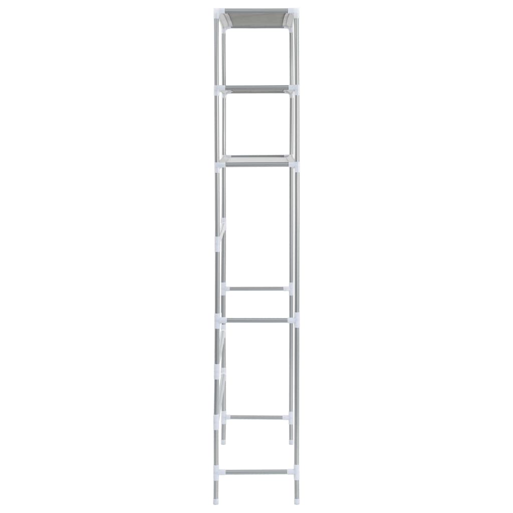 Skalbimo mašinos lentyna, 3 lentynos, sidabrinė, 69x28x169cm