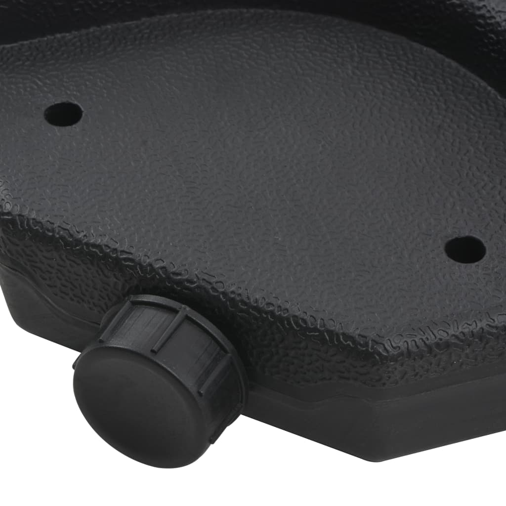 Sodo skėtis nuo saulės su nešiojamu pagrindu, antracito spalvos