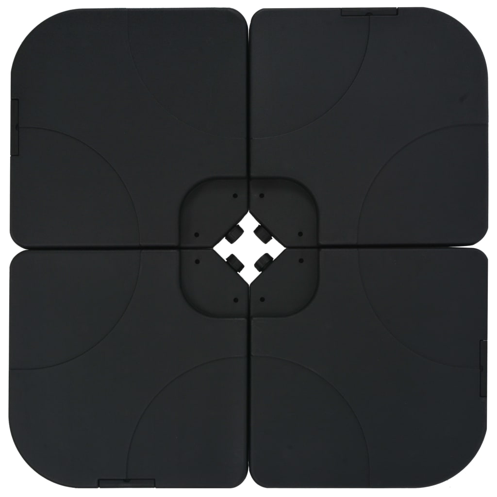 Sodo skėtis nuo saulės su nešiojamu pagrindu, antracito spalvos