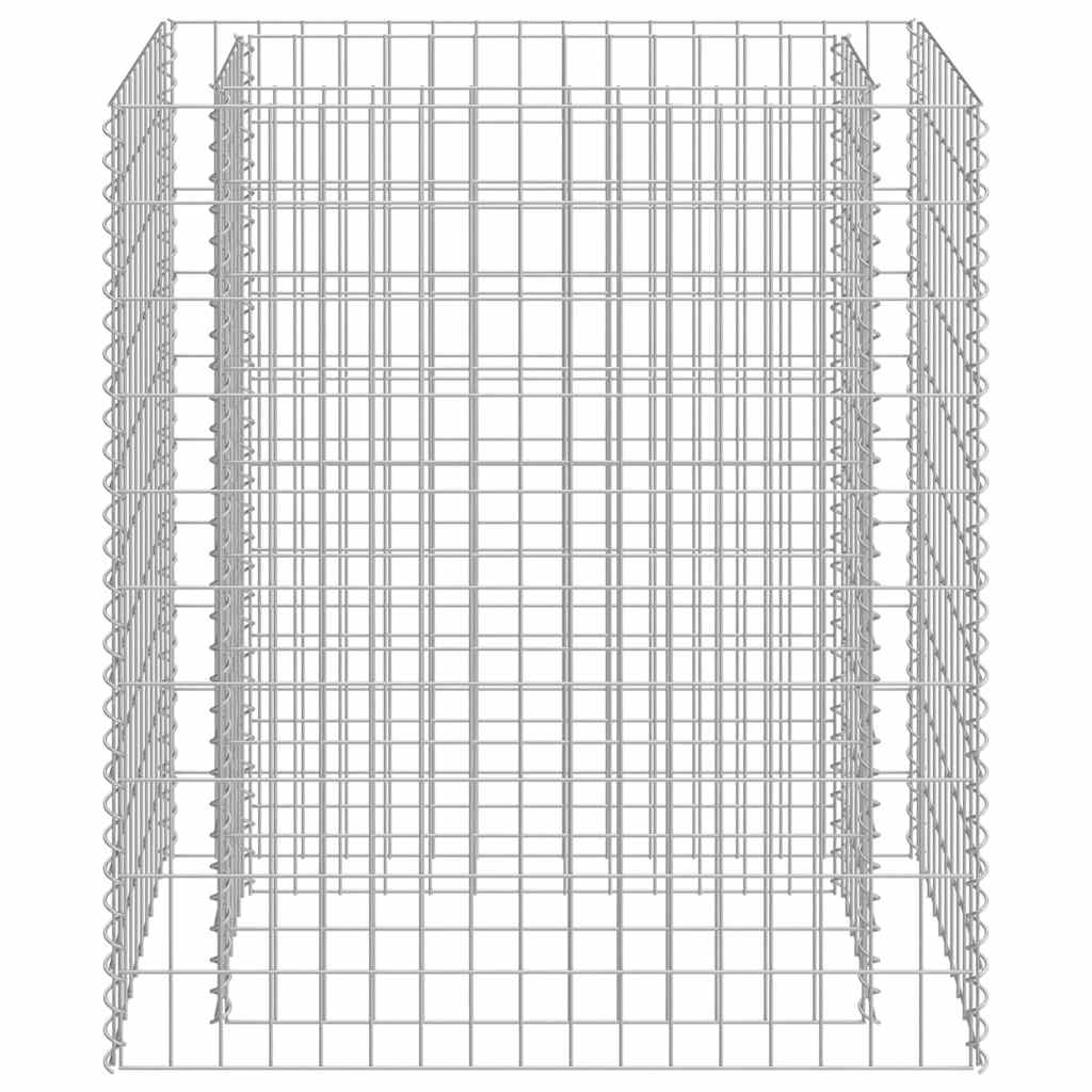Gabiono vazonas, 90x50x100cm, galvanizuotas plienas, aukštas