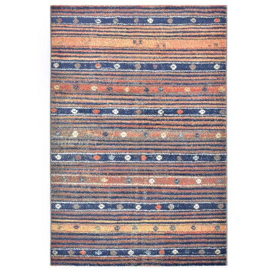 Kilimas, mėlynos ir oranžinės spalvos, 160x230cm, PP