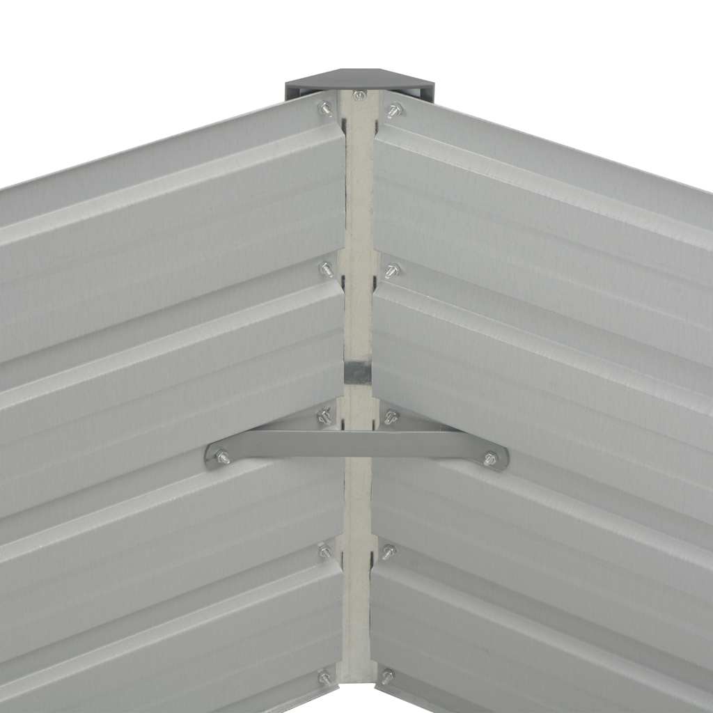 Pakeltas sodo lovelis, rudas, 129x129x45cm, galvan. plienas